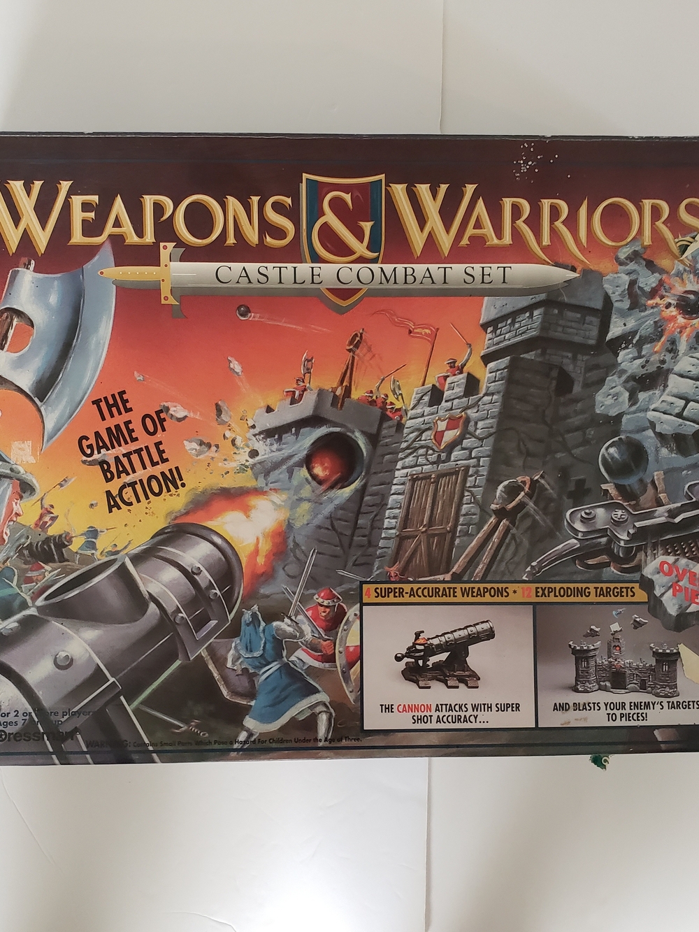 Vintage Weapons and Warriors Castle Combat Set 1994 Pressman PARTS ONLY